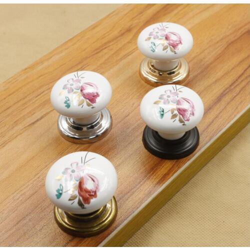 Rural Ceramic Furniture Knob Cabinet Knob Furniture Hardware