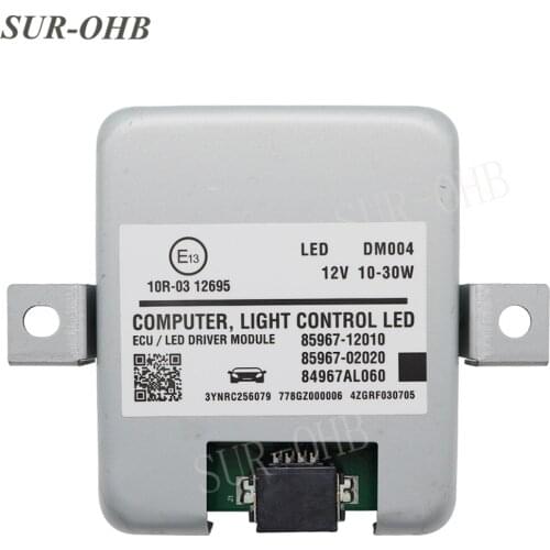 LED Headlight Ballast 85967-12010 10R-03 12695 DM004 Sport Computer 35500-70161 Control 85967-02020 light 8110753750 84967AL060