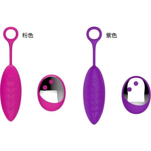 Rechargeable vibrating egg, wireless remote control, strong shock, female masturbation equipment, erotic adult products