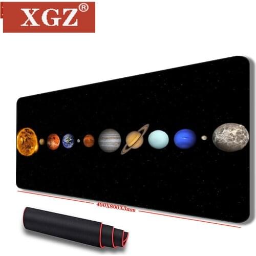 XGZ Universe Planetary Mouse Pad 400x900/800 * 300/900 300 Locking Pad, Keyboard Desk Non-slip XXL
