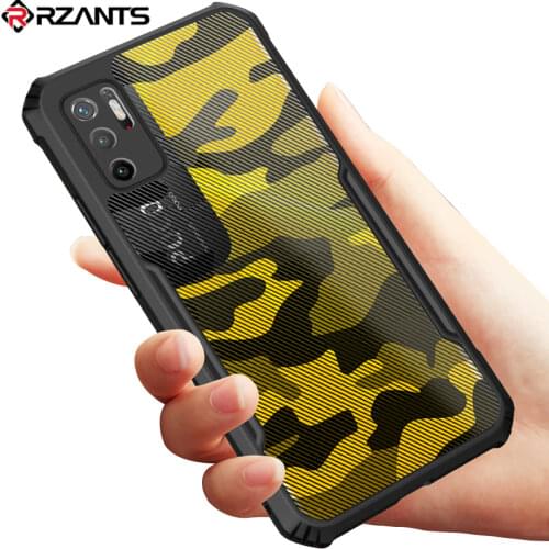 Rzants For Xiaomi POCO M3 Pro Xiaomi Redmi Note 10 10S Redmi Note 10 Pro Max 4G 5G Case Hard [Camouflage] Shockproof Slim Cover