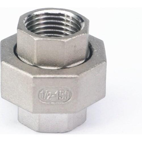 1/2" BSP Female Thread 304 Stainless Socket Union Set Pipe Fitting Connector brewing