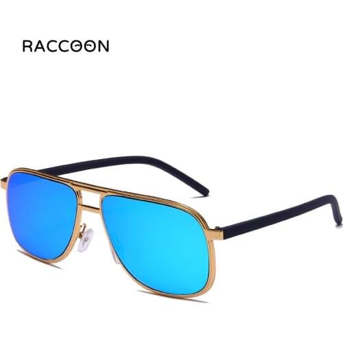 2021 Vintage Steampunk Square Mens Sunglasses Luxury Brand Designer Sun Glasses Male Shades Metal Driving Goggle Uv400 Eyewear