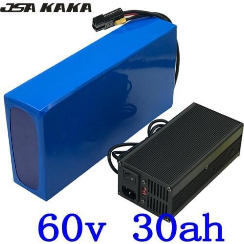 60V 30AH Lithium Battery pack 60V 30AH Electric Bicycle Battery 60V 1500W 2000W 2500W 3000W Electric Scooter Battery+5A charger