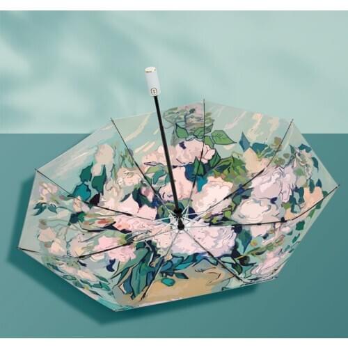 Academy Folding Umbrella Holder Anti Uv Cartoon Corporation Umbrella Art Rain Women Ombrelli Da Pioggia Outdoor Product BL50XS