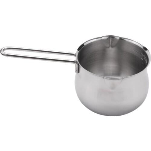 Non-Stick Pan Milk Pot Butter Chocolate Melted Heating Pot Warmer Pan Small Saucepan Cheese Pot With Pour Spouts