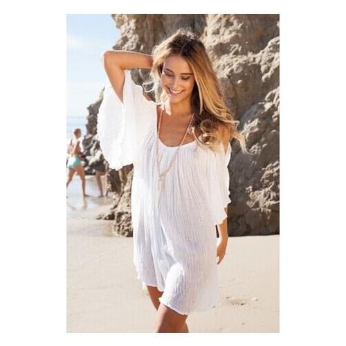 Artfeel 2018 Hot sales Strapless Holiday Style Sexy dress Women Boho Longuette Loose Summer Beach White laddy Braces dress