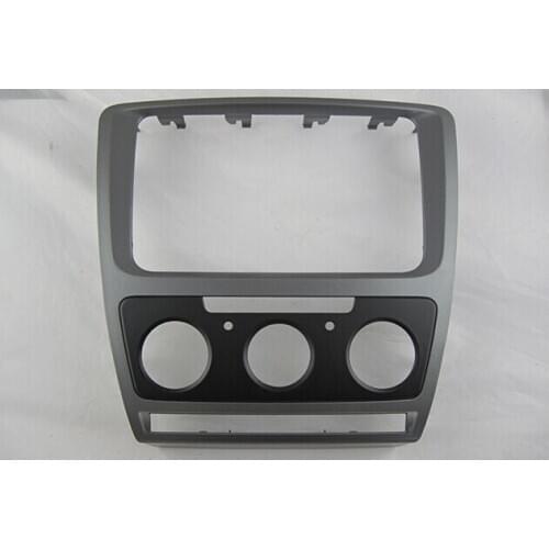 Car Fascias Stereo Radio Panel Frame Dash Kit For Skoda Octavia Manual Air Conditioning Version 2008 2009 2010 2011 2012 2013