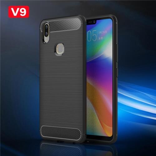 TPU Soft Silicon For Vivo V9 Case Capa Protector Simple Phone cover PC Frame Armor Shell 6.3'' For Vivo V 9 VivoV9 Cover Cases