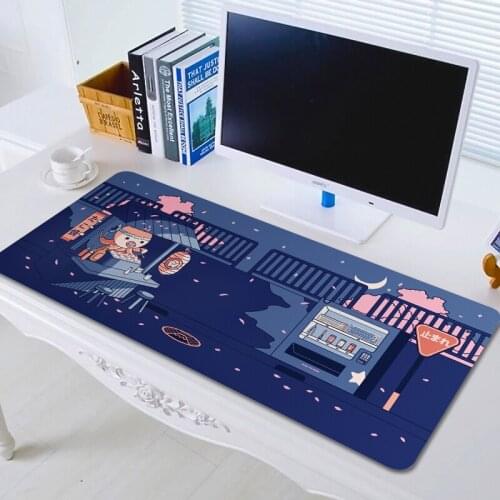 Japanese Takoyaki Mousepad Anime Cute Mouse Pad Pc Gamer Keyboard Mausepad Large Speed Gaming Computer Accessories Table Pads XL