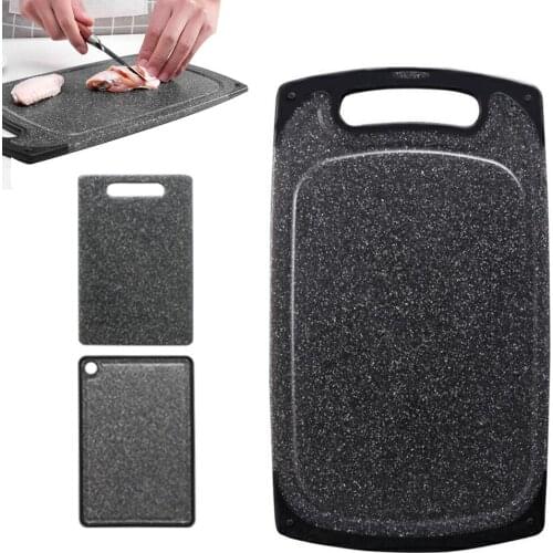 Imitation Marble Fruit Vegetable Meat Cutting Block Tools Anti-Bacterial Cutting Board Chopping Block PP Kitchen Chopping Board