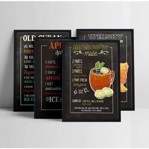 Cocktail Metal Sign Plaque Metal Vintage Pub Tin Sign Wall Decor for Bar Pub Club Man Cave Retro Metal Posters Canvas Painting