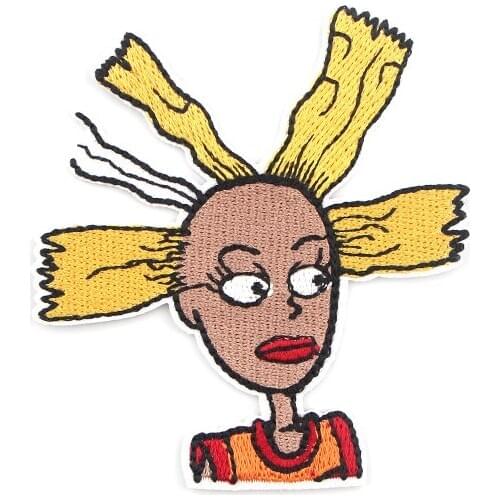 20pcs/set Cartoon Cynthia Iron On Embroidery Patch Cute Sewing Patches For Jacket Shirt Diy Kids Women Men Accessories G0480