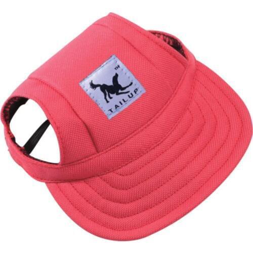 New Arrival Summer Dog Hat With Ear Holes Canvas Baseball Cap For Small Pet Dog Outdoor Accessories Hiking Pet Products