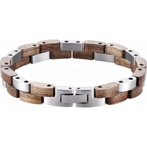 New Charms For Bracelets Wood Steel Hand Bracelet Women Charms For Bracelet Making Jewelry