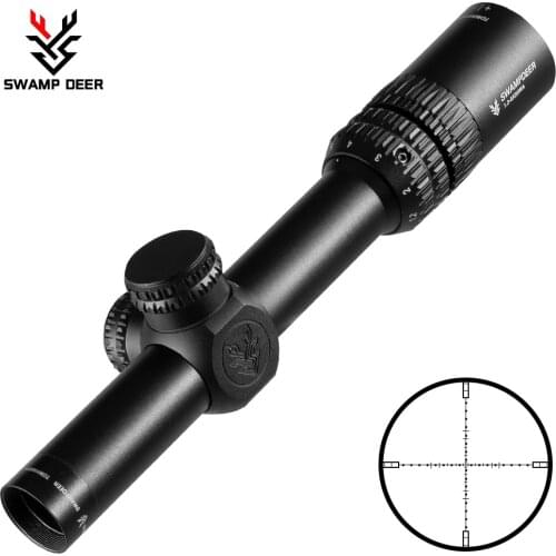 SWAMP DEER 1.2-6X20 Hunting Tactical Rapid Target Acquisition Airsoft Riflescope Optical sight Sniper Rifle Scope For hunting