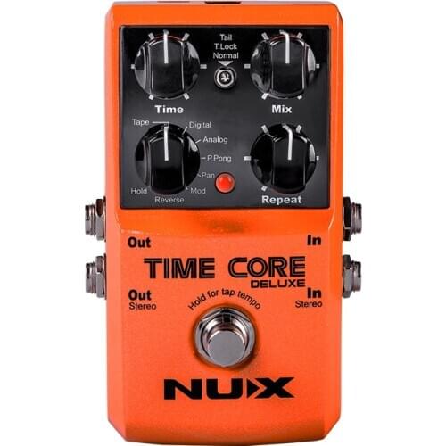 NUX Time Core Guitar Effect Pedal 7 Delay Models Guitarra Effect Pedal True Bypass High Quality Guitar Parts & Accessories