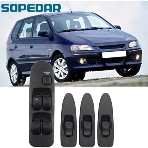 SOPEDAR Car Window Switch Front Left Right For Mitsubishi Carisma 5 Buttons For Mitsubishi Space Star MR740599 MR792845 MR792851