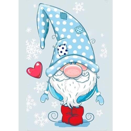 Christmas Santa Claus Printed Fabric 14CT Cross Stitch DIY Embroidery Kit Painting Craft Handicraft Hobby Mulina Magic Floss