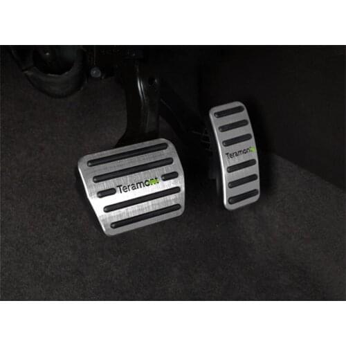 Car Styling Refit Accelerator Gas Brake Pedal Footrest Treadle For VW Teramont 2016 2017 2018