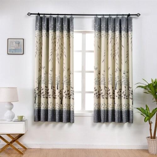 GY2819 Blackout Curtains Living Room Bedroom Kid Kitchen Butterfly Tree Printed Window Treatment Drapes