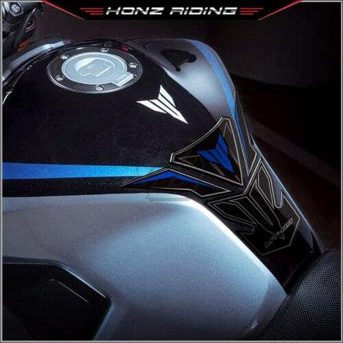 For Yamaha MT-09 MT09 2013 2014 2015 Motorbike Gas Tank Pad Protection Decal 3D Resin