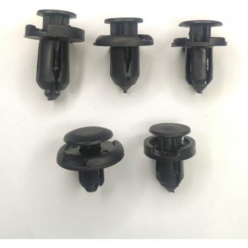 10/20/50Pcs Bumper Clips Rivets Fender Liner Fasteners Retainer For Mitsubishi Nissan Honda 8mm 9mm 10mm Hole