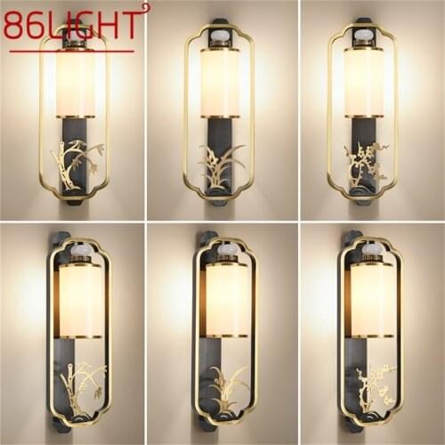 86LIGHT Indoor Wall Lamps Modern Brass Creative LED Sconces Light For Home Decoration