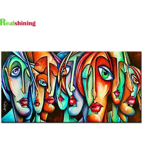 Diamond painting Modern Abstract portrait 5D diamond embroidery sale diamond mosaic picture rhinestone decor puzzle large N2067