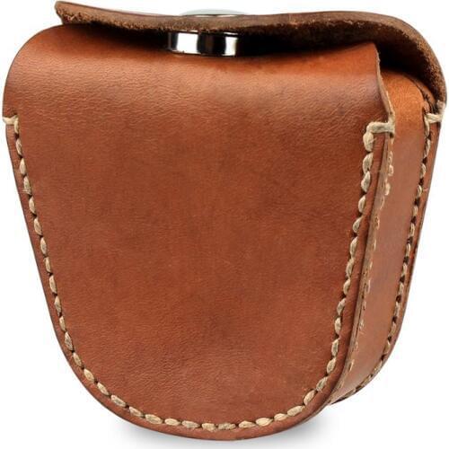 Kosibate Hunting Pocketshot Ammo Pouch Genuine Leather Slingshot Catapult Ammo Case Holder Bag Tactical Military Gun Ammo Pouch