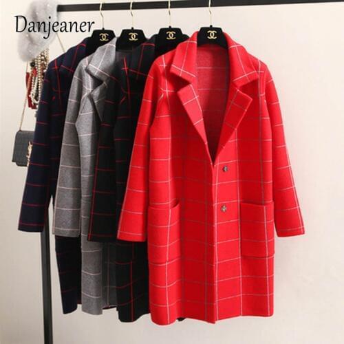 Женские осенние пальто DANJEANER China At AliExpress