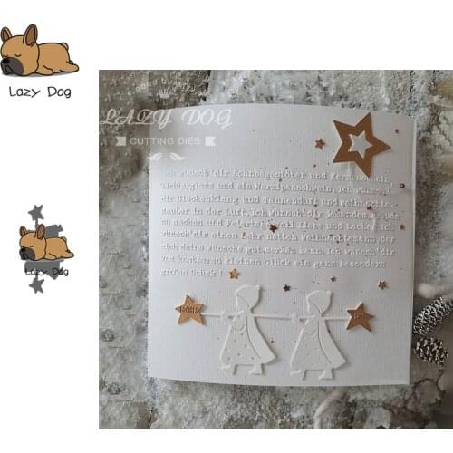 Two Children Kid Metal Cutting Dies Scrapbooking Stencil DIY Decorative Craft Embossing Die Cuts Card Making New Dies For 2019
