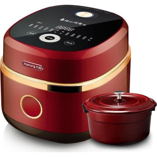 Electric cooker enamel iron kettle household intelligent reservation electromagnetic heating 5-6 people cauldron cast iron