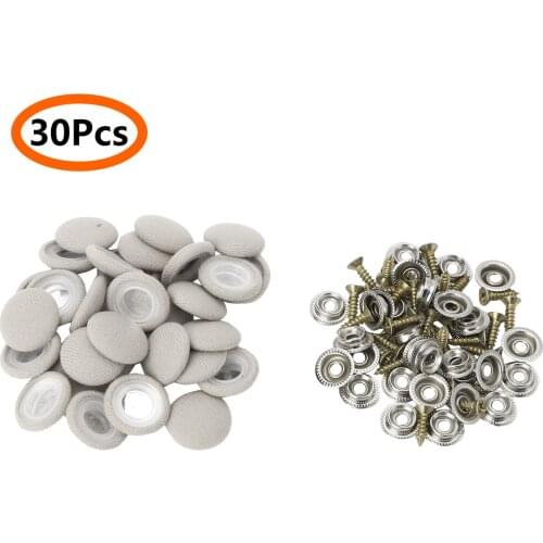 30Pcs Car Interior Ceiling Cloth Fixing Screw Car Roof Fixed Buckle Snap Rivets Retainer Automotive Headliner Repair Button