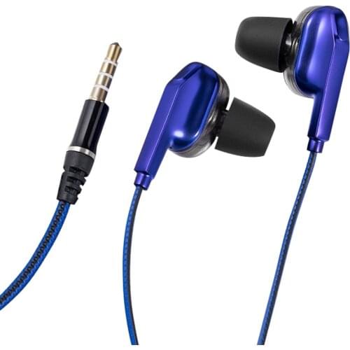 Gaming Waterproof Earphone 3.5mm Wired In-ear Dual Moving Coil Hifi Bass Sport Earphones with Microphone Headset Earphones 5.0
