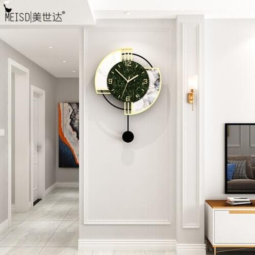 Quality Environmental Friendly Acrylic Large Pendulum Wall Clock Quartz Mute Room Watch Hanging Home Decor Horloge On Sale