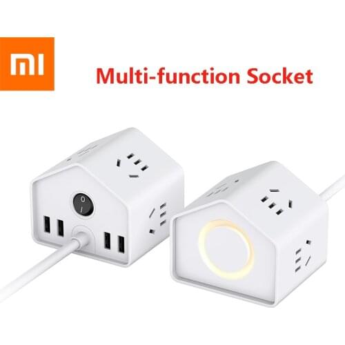 Xiaomi Creative Product Smart Multi-function Socket Household Dormitory Portable USB Socket Multi-position Socket Wiring Board