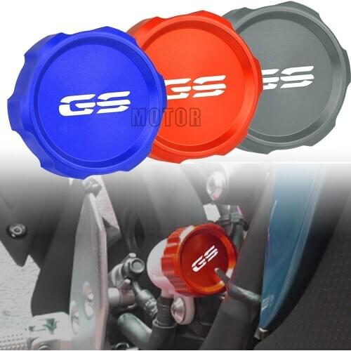 CNC GS LOGO Motor Brake Clutch Rear Brakes Fluid Reservoir Cover FOR BMW GS 1200 1100 1150 2007 2008 2009 2010 2011 2012 2013