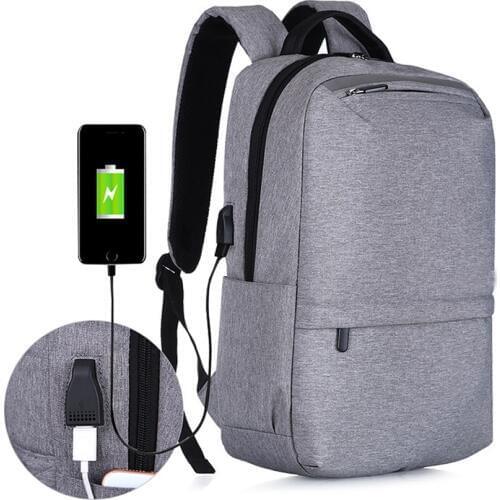 Fashion 15.6 inch laptop oxford backpack usb charging computer backpacks casual style bags men business travel backpack