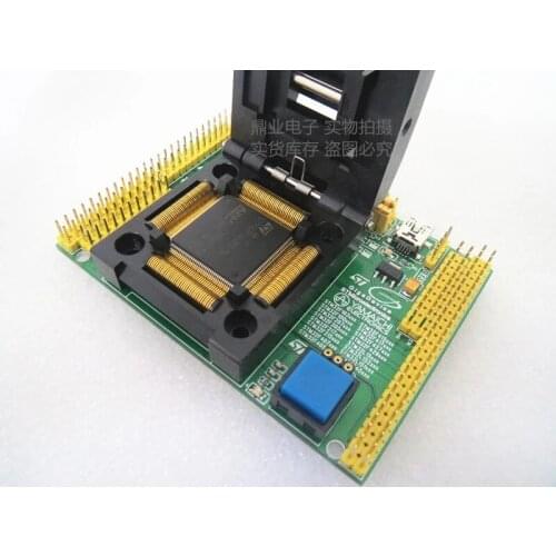 Original YAMAICHI STM32 IC Test Seat Burning Programmer STM32F STM32L Socket Adapter GD QFP144