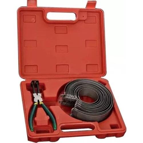 13Rings Piston Ring Compressor Plier Clamp Remover Assembly Engine Tool Cylinder Installer Ratchet Pliers 62-140mm
