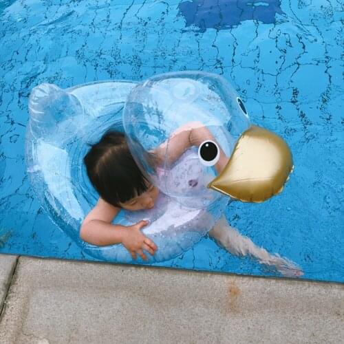 Transparent Duck Swimming Circle -40