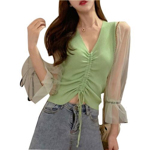 RibbonFish Knitted Blouses