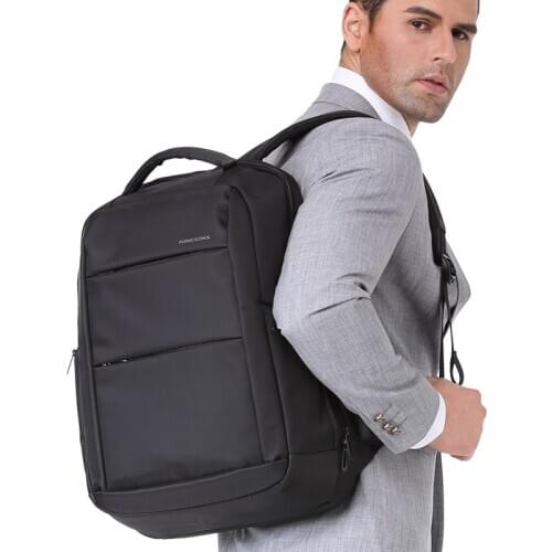 REJS LANGT Laptop Backpack Men 15.6 Inch USB Charging Business Daily Work Bag Women Anti-Theft Travel Backpacks Mochila Rucksack