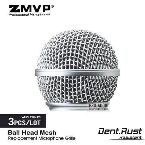3pcs/lot Replacement Ball Head Mesh Grille for Shure BETA58 BETA58A SM58 SM58S SM58LC Wired Wireless Microphone Mic Accessories