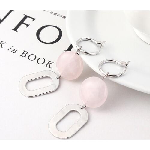 TONGKWOK Bohemia Exaggeration Dangle Earrings For Women Silk Thread Tassel Metal Long Chandelier Earrings #139880