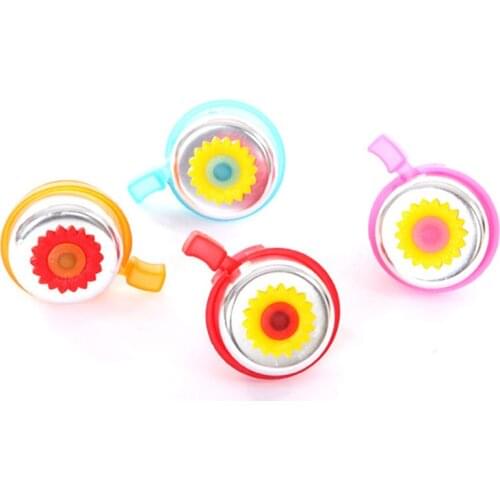 1PCs Kids Funny Bicycle Bell Horns Bike Daisy Flower Children Girls Boys Cycling Ring Alarm for Handlebars Bicycle Accessories
