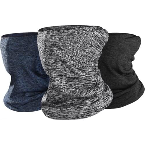 1PC Elastic Riding Mask Windproof Thicken Plus Fleece Bib Warm Ear Protection Cycling Equipment Winter Self-heating Riding Mask