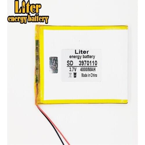 3.7V 3970110 4000mAH polymer lithium ion battery Li-ion battery for tablet pc 8 inch 9inch