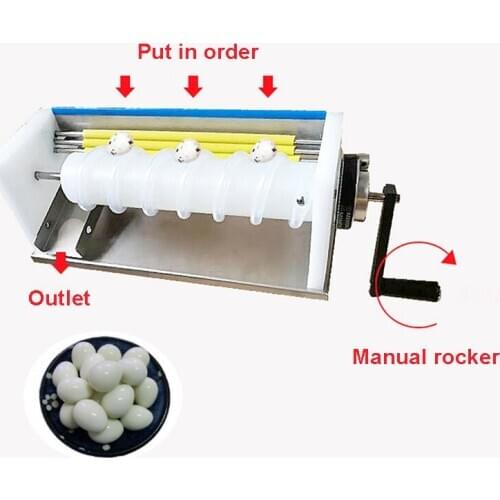 60kg/h New type Manual sheller Eggs husk machine boiled bird egg peeler Quail Egg Peeling machine Egg Shell Removing Machine